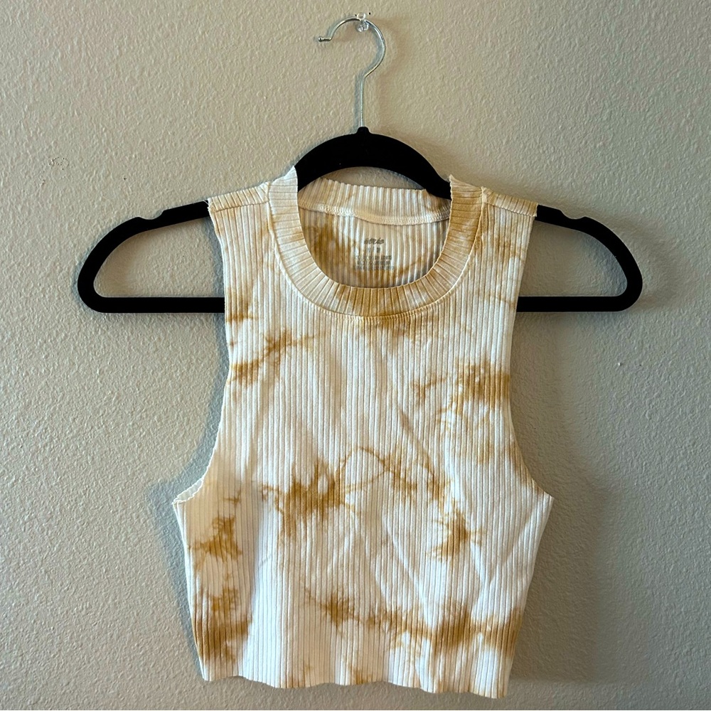 M TYE DYE AERIE CROP TOP